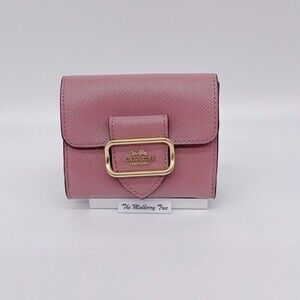 Coach CE671 Morgan Small Leather Wallet Dusty Rose NWT Org $228